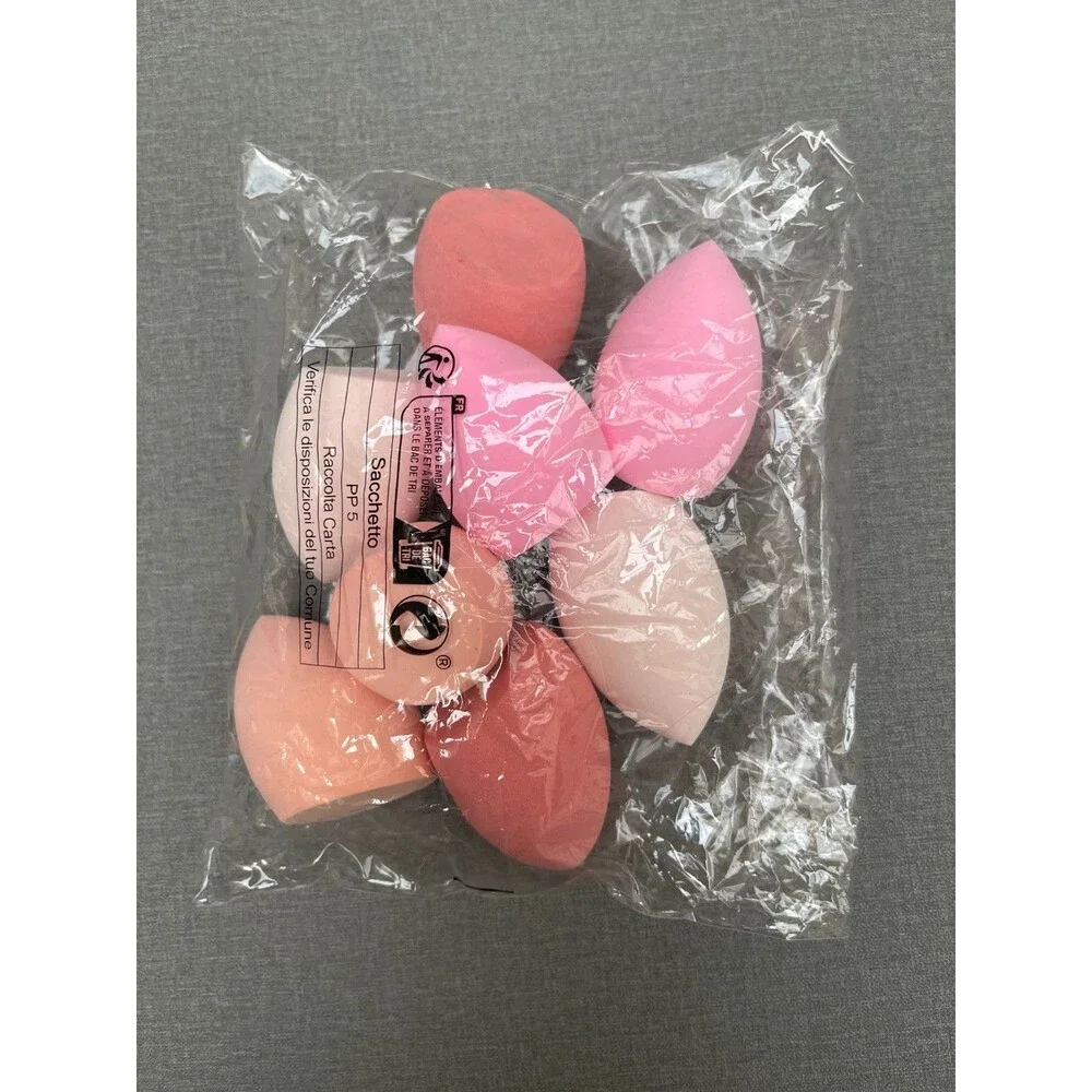 Makeup Sponge Set Blender Sponges 8 Pcs for Liquid, Cream, and Powder
